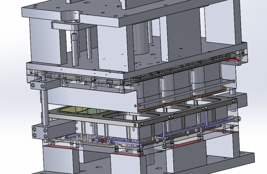 egyedi termékfejlesztés - műanyag szerszám 3D rajz