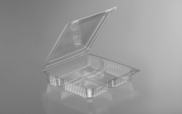 egyszerhasználatos doboz - műanyag süteményes