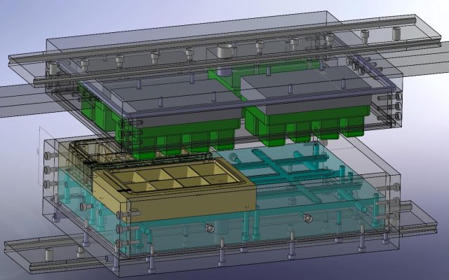 szerszámfejlesztés - szerszám 3D rajz